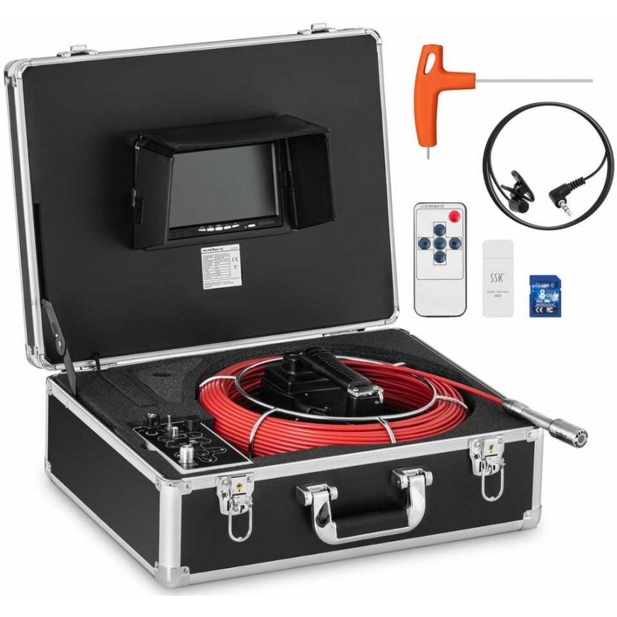 Steinberg Systems Endoscope, LCD TFT inspection camera, 7'' diameter. pipes 40-80 mm, 50 m length – 2