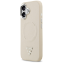 Guess Triangle Logo MagSafe Case for iPhone 17 Beige Guess Triangle Logo MagSafe Case for iPhone 17 Beige