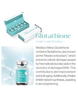 Medisco Meso Glutathione mikroneedling mezoterapijos sistemai 5 x 4 ml