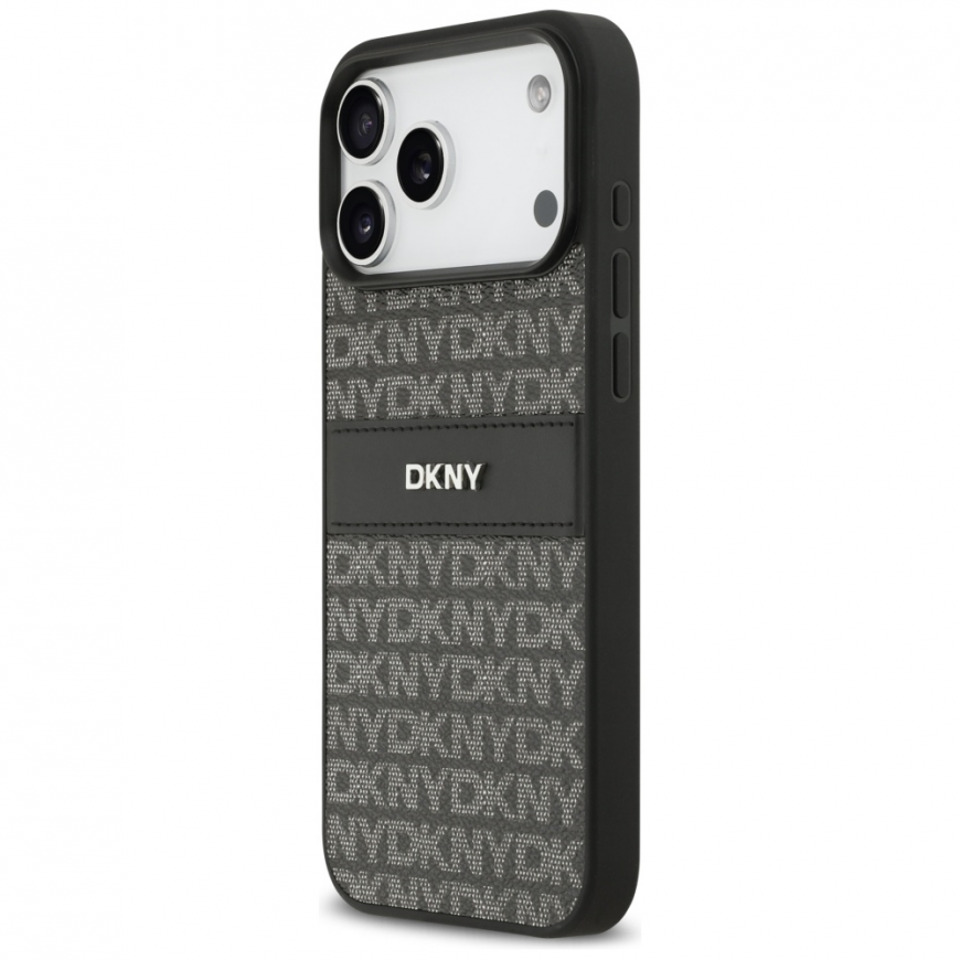 Etui DKNY Repeat Texture Pattern with Tonal Stripe do iPhone – 2