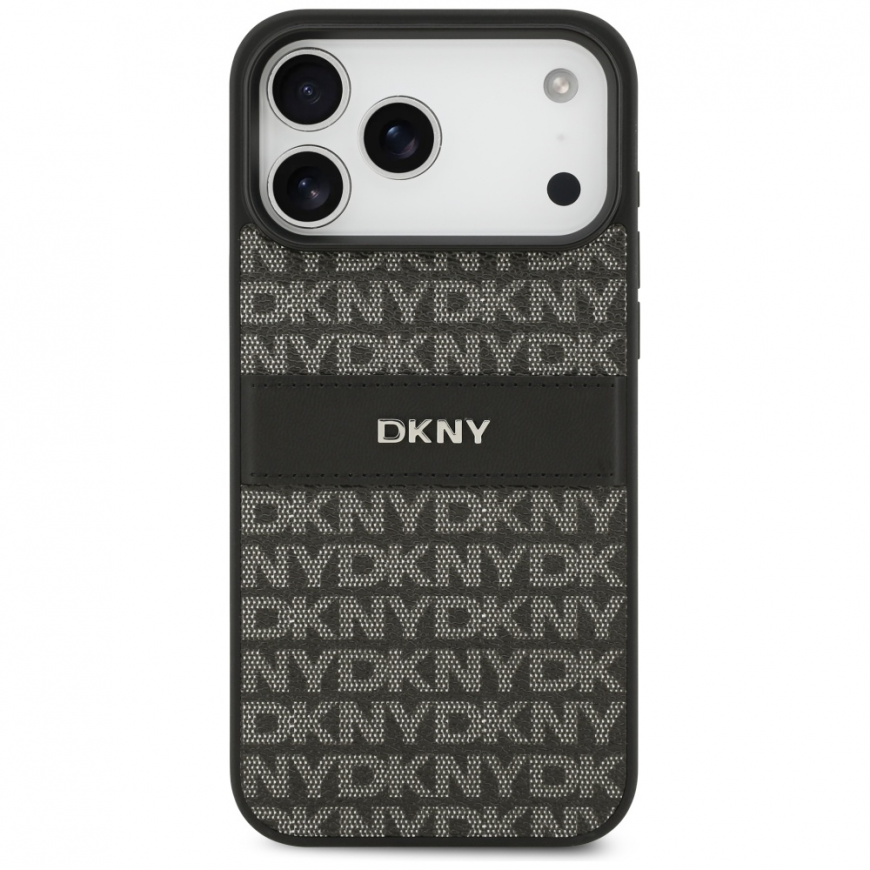Etui DKNY Repeat Texture Pattern with Tonal Stripe do iPhone – 3