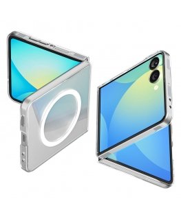 Spigen Air Skin (MagFit) mobiiltelefoni ümbris 17,5 cm (6.9") Kate Läbipaistev, Valge
