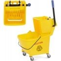 Ulsonix Floor Cleaning Trolley with Drill, 24 Liters Ulsonix Floor Cleaning Trolley with Drill, 24 Liters