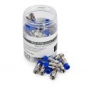 Spacetronik TV-FC01 Compression F Connector 50 pcs. Spacetronik TV-FC01 Compression F Connector 50 pcs.