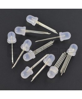 Oem RGB LED WS2811 8mm adresavimas - 10 vnt.