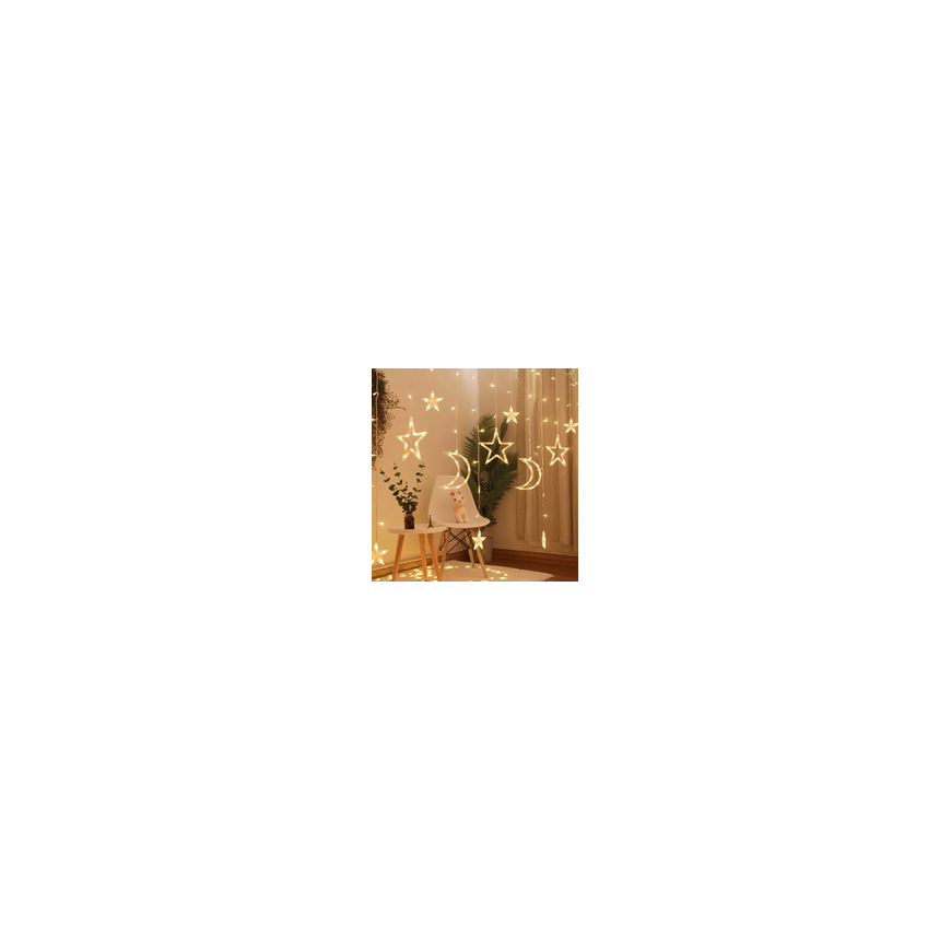 Atmosphera Star-Shaped Bowl Set, on Bamboo Stand, 42 cm