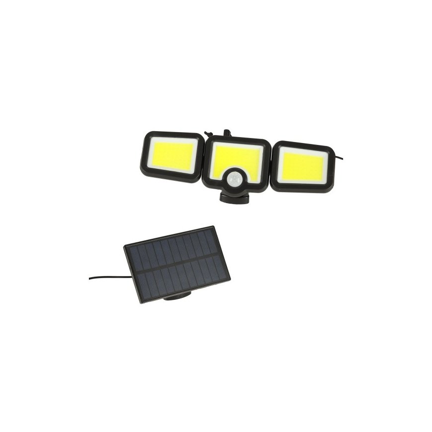 LED lamp icon with motion and ambient light sensors
