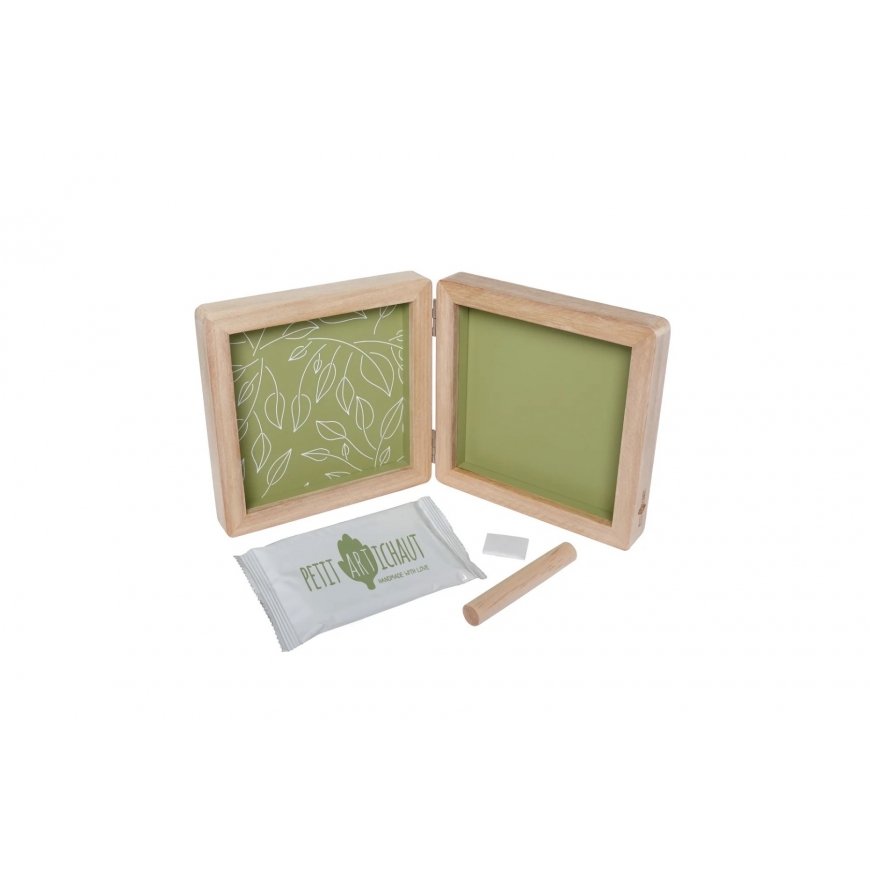 Double frame for imprint and photo Petit Artichaut - Leaves
