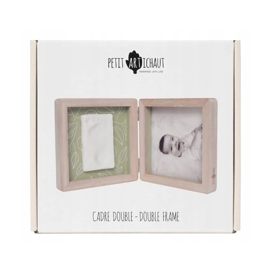 Double frame for imprint and photo Petit Artichaut - Leaves – 2