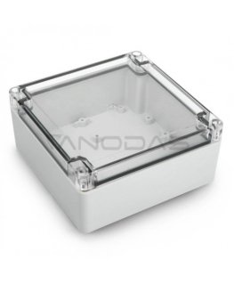 Plastmasas kastē Kradex ZP135 gaiši pelēka 135x135x60mm