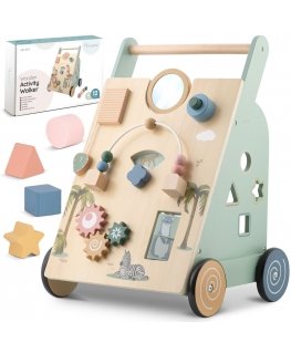 Wooden push walker NK-857 Nukido