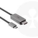 CLUB3D USB Gen2 Type-C to HDMI 4K120Hz 8K60Hz HDR10 with DSC1.2 Active Cable M/M 3m / 9.84ft
