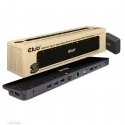 CLUB3D USB Gen1 Type-C Triple Display DP1.4 Alt mode Smart PD3.0 Charging Dock with 100 Watt Power S