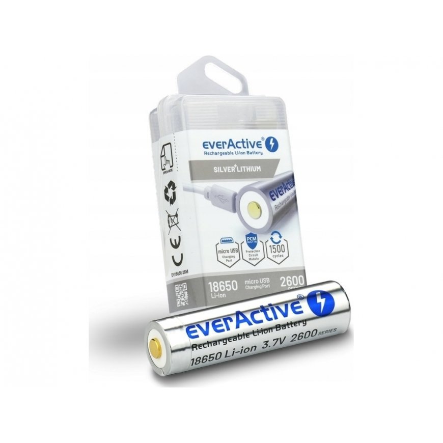 Avacom įkraunama pramoninė baterija 18650 Samsung 2500mAh 3.7V Li-Ion su Z kontaktinėmis jungtimis – 2