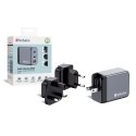 Verbatim GNC-65 GaN Charger 65W with 2 x USB-C PD 65W / 1 x USB-A QC 3.0 (EU/UK/US) Verbatim GNC-65 GaN Charger 65W with 2 x USB-C PD 65W / 1 x USB-A QC 3.0 (EU/UK/US)