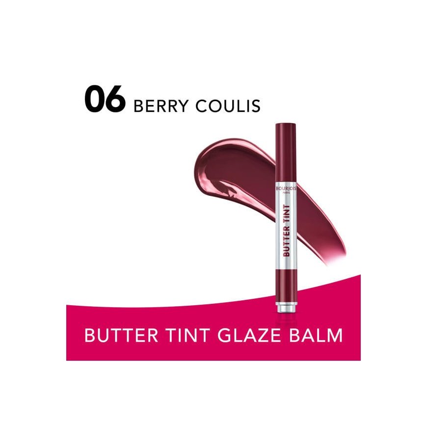 Bourjois BUTTER TINT LIP GLAZE huulivoide 06-Berry Coulis 2 g