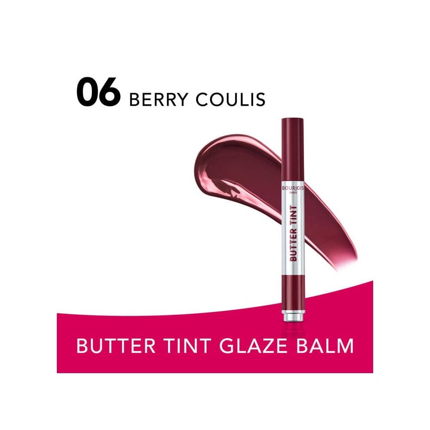 Bourjois BUTTER TINT LIP GLAZE huulivoide 06-Berry Coulis 2 g – 2