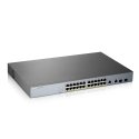 Zyxel GS1350-26HP-EU0101F сетевой коммутатор Управляемый L2 Gigabit Ethernet (10/100/1000) Питание п Zyxel GS1350-26HP-EU0101F сетевой коммутатор Управляемый L2 Gigabit Ethernet (10/100/1000) Питание п