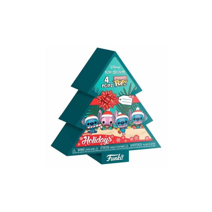 Funko Pocket POP komplekt 4 figure Disney Stitch Puu Pühadeaeg