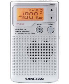 Sangean DT-250 Sudrabs