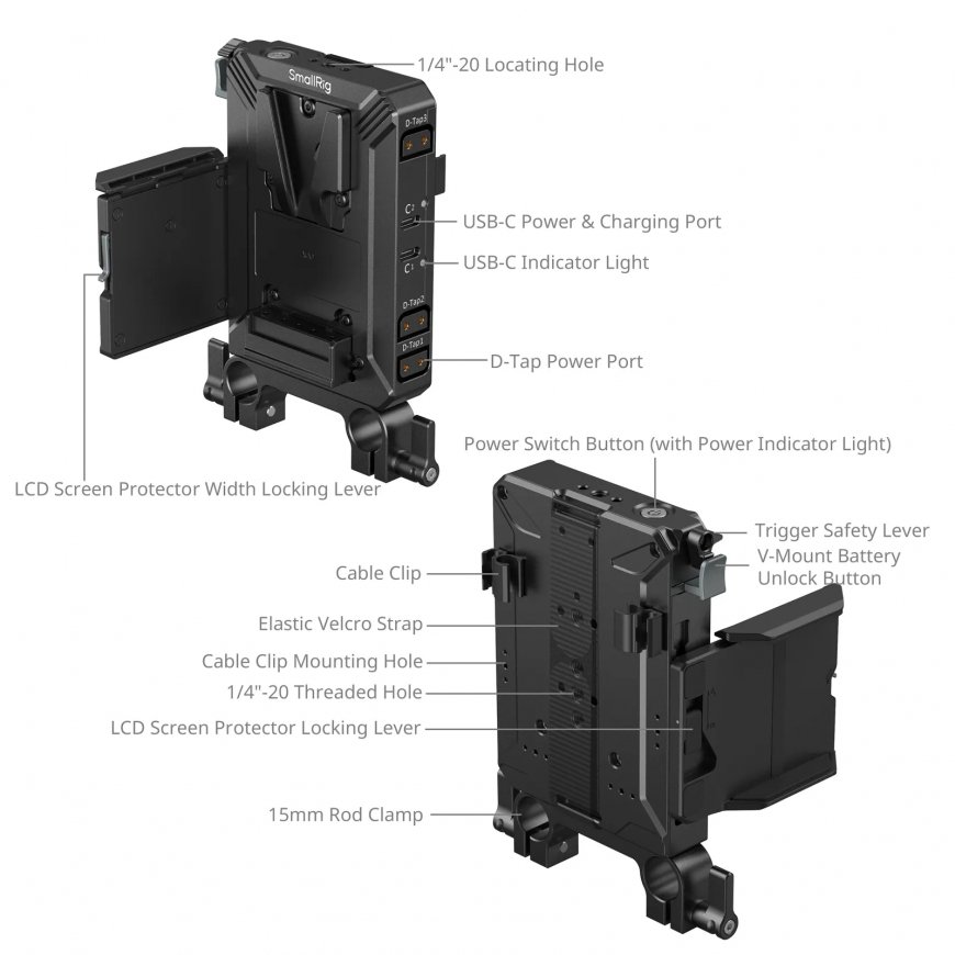 SmallRig 5226 camera/camcorder battery 20000 mAh – 4