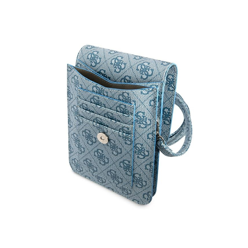 Guess Torebka GUWBP4TMBL niebieski|blue 4G Triangle – 4