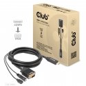 CLUB3D CAC-1712 vaizdo kabelio adapteris 2 m VGA (D-Sub) + 3.5mm HDMI + Micro-USB Juoda CLUB3D CAC-1712 vaizdo kabelio adapteris 2 m VGA (D-Sub) + 3.5mm HDMI + Micro-USB Juoda