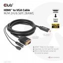 CLUB3D CAC-1712 видео кабель адаптер 2 m VGA (D-Sub) + 3,5 мм HDMI + Micro-USB Черный CLUB3D CAC-1712 видео кабель адаптер 2 m VGA (D-Sub) + 3,5 мм HDMI + Micro-USB Черный