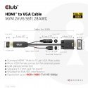 CLUB3D CAC-1712 видео кабель адаптер 2 m VGA (D-Sub) + 3,5 мм HDMI + Micro-USB Черный CLUB3D CAC-1712 видео кабель адаптер 2 m VGA (D-Sub) + 3,5 мм HDMI + Micro-USB Черный