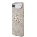 Guess PU 4G Metal Logo Strap Case Aizsargapvalks priekš Apple iPhone 17 Air Pink Guess PU 4G Metal Logo Strap Case Aizsargapvalks priekš Apple iPhone 17 Air Pink