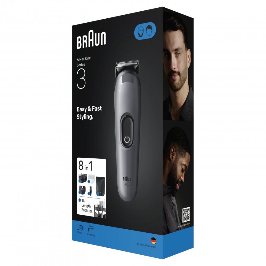 Braun 80789915 plaukų kirpimo mašinėlė Tamsiai Pilka 21 Nikelio-kadmio (NiCd) – 4