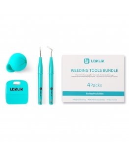 LOKLiK SG-GJ-0016-US-L-B2B Rokdarbu izgriešanas materiāls Weeding tool set Metālisks, Tirkīzs 4 pcs