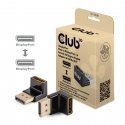 CLUB3D DisplayPort Male to DisplayPort 1.4 Female 90 Degree Angled Adapter 4K120Hz M/F