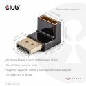 CLUB3D DISPLAYPORT MALE TO DISPLAYPORT 1.4 FEMALE 90 DEGREE ANGLED ADAPTER 4K120HZ M/F - Adapter
