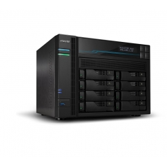 Asustor Lockerstor 10 AS6510T NAS Tower Intel Atom® C3538 8 GB DDR4 0 TB ADM Must