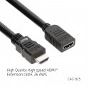 CLUB3D CAC-1325 HDMI-kaapeli 5 m HDMI-tyyppi A (vakio) musta CLUB3D CAC-1325 HDMI-kaapeli 5 m HDMI-tyyppi A (vakio) musta