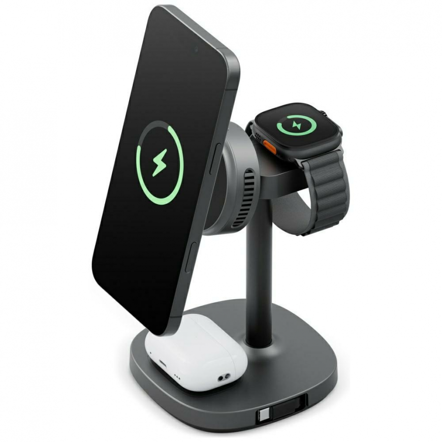 Charging station Energea MagArctic Stand 4in1 Qi2 with cooling a