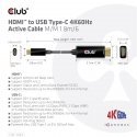 CLUB3D CAC-1334 видео кабель адаптер 1,8 m HDMI Тип A (Стандарт) USB Type-C CLUB3D CAC-1334 видео кабель адаптер 1,8 m HDMI Тип A (Стандарт) USB Type-C