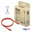 CLUB3D CAC-1515 USB kabelis USB 2.0 4 m USB C Oranžs, Sarkans CLUB3D CAC-1515 USB kabelis USB 2.0 4 m USB C Oranžs, Sarkans