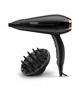 BaByliss Turbo Shine 2200 plaukų džiovintuvas 2200 W Juoda