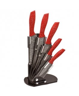 Voltz 55551633A5, Knife Set 5 Pieces, Marble Coating, Steel Blad