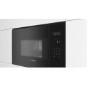 Bosch Serie 6 BFL524MB0 microwave Black Solo microwave Built-in 20 L 800 W Bosch Serie 6 BFL524MB0 microwave Black Solo microwave Built-in 20 L 800 W