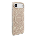 Guess IML Flowers Allover Strap MagSafe Case for iPhone Air Pink