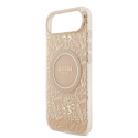 Guess IML Flowers Allover Strap MagSafe Case for iPhone Air Pink