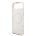 Guess IML Flowers Allover Strap MagSafe Case for iPhone Air Pink