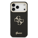 Guess PU Grained 4G Logo Stand Camera Frame Case for iPhone 17 P