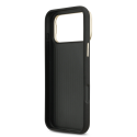 Guess PU Grained 4G Logo Stand Camera Frame Case for iPhone 17 P