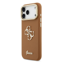 Guess PU Grained 4G Logo Stand Camera Frame Case for iPhone 17 P Guess PU Grained 4G Logo Stand Camera Frame Case for iPhone 17 P