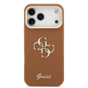 Guess PU Grained 4G Logo Stand Camera Frame Case for iPhone 17 P Guess PU Grained 4G Logo Stand Camera Frame Case for iPhone 17 P