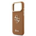 Guess PU Grained 4G Logo Stand Camera Frame Case for iPhone 17 P Guess PU Grained 4G Logo Stand Camera Frame Case for iPhone 17 P